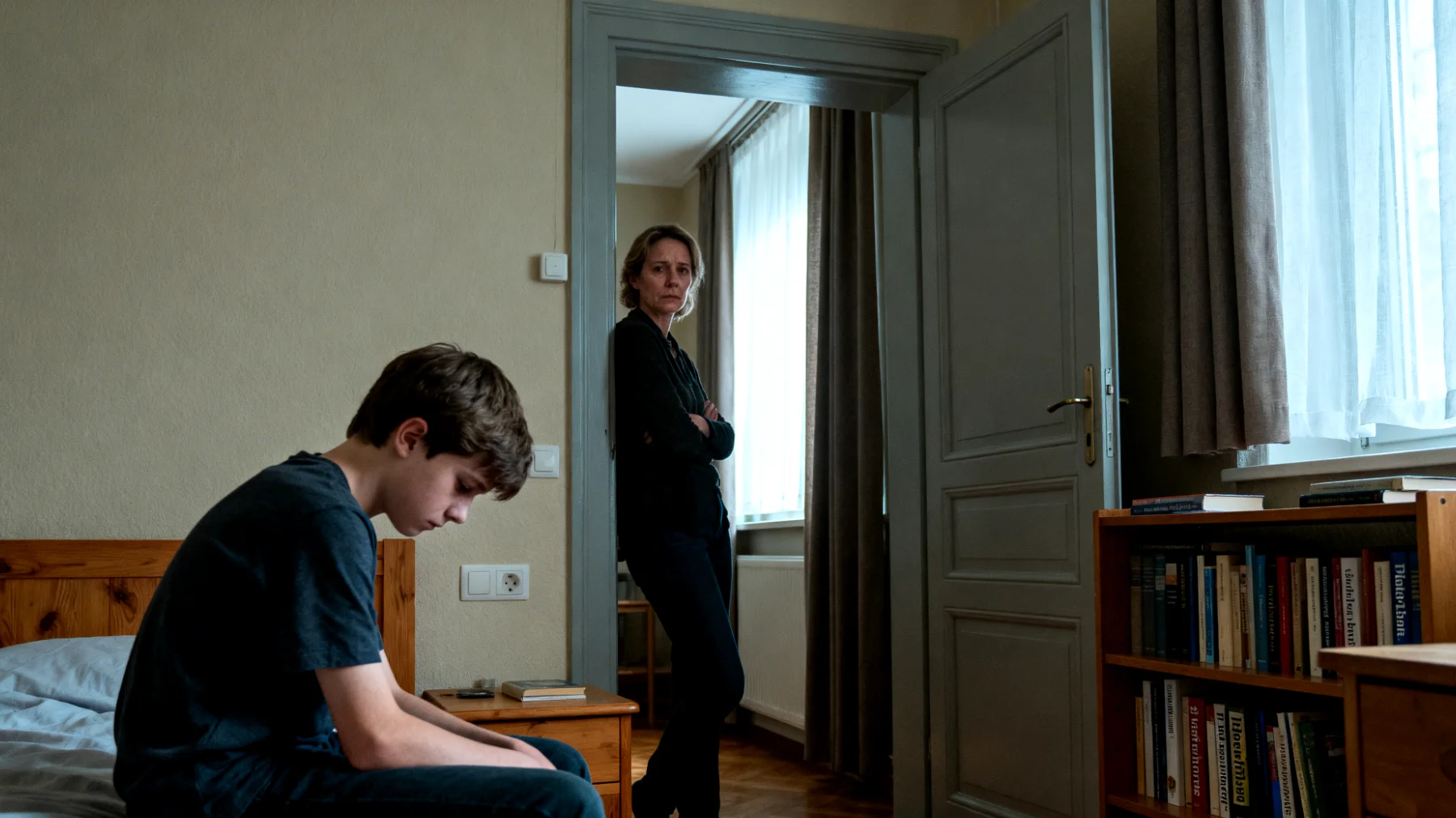 Die Eltern bemerken, dass ihr jugendliches Kind zunehmend soziale Situationen meidet, kaum Freundschaften pflegt und sich in der Schule sowie in Freizeitaktivitäten immer mehr zurückzieht. Trotz mehrerer Versuche, das Thema anzusprechen, reagiert der Jugendliche mit Ausweichen oder Schweigen, was bei den Eltern Sorge und Hilflosigkeit auslöst."