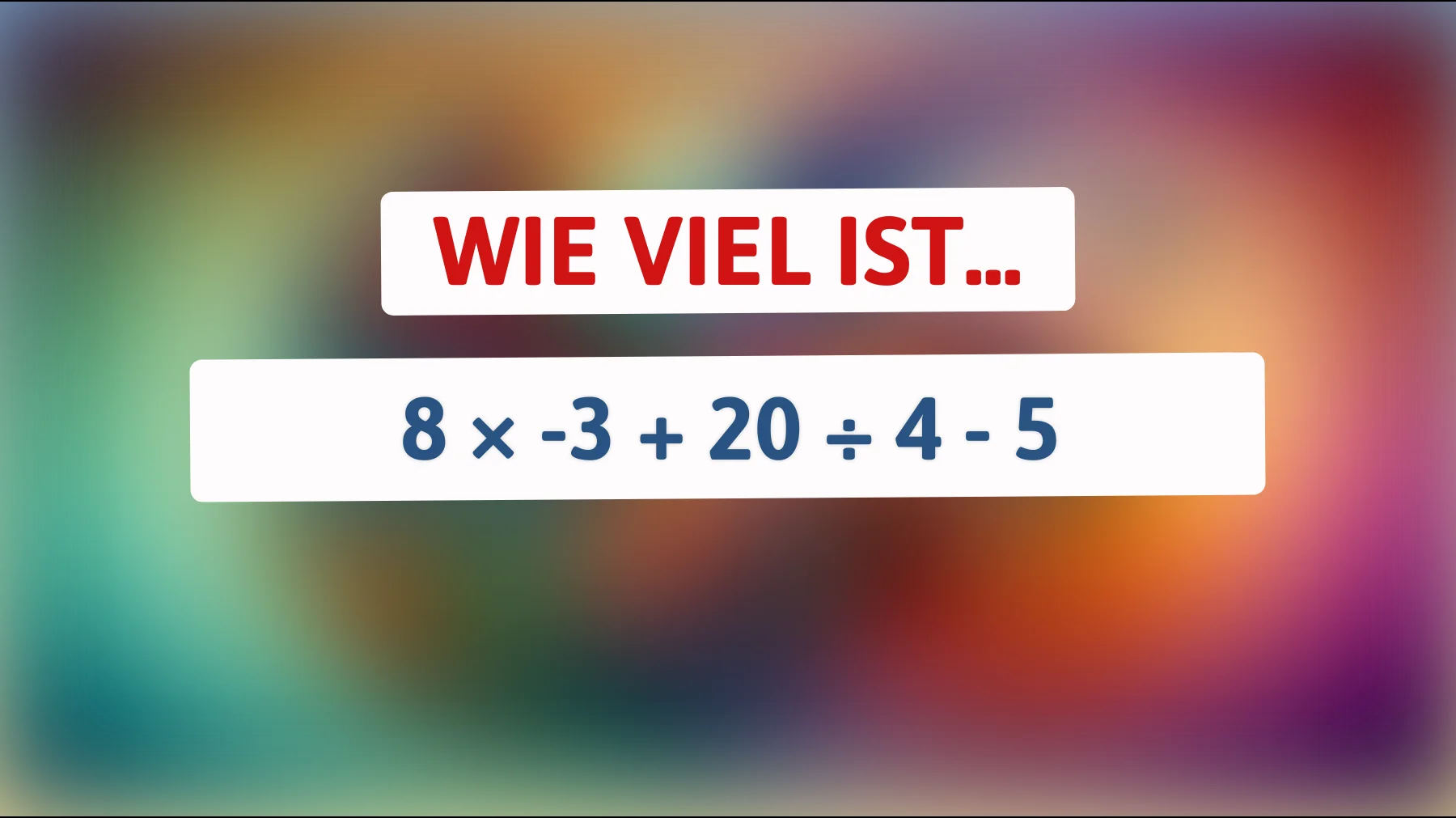 nur 1 von 10 löst dieses simpele mathe-rätsel richtig – schaffst du es ohne fehler?"